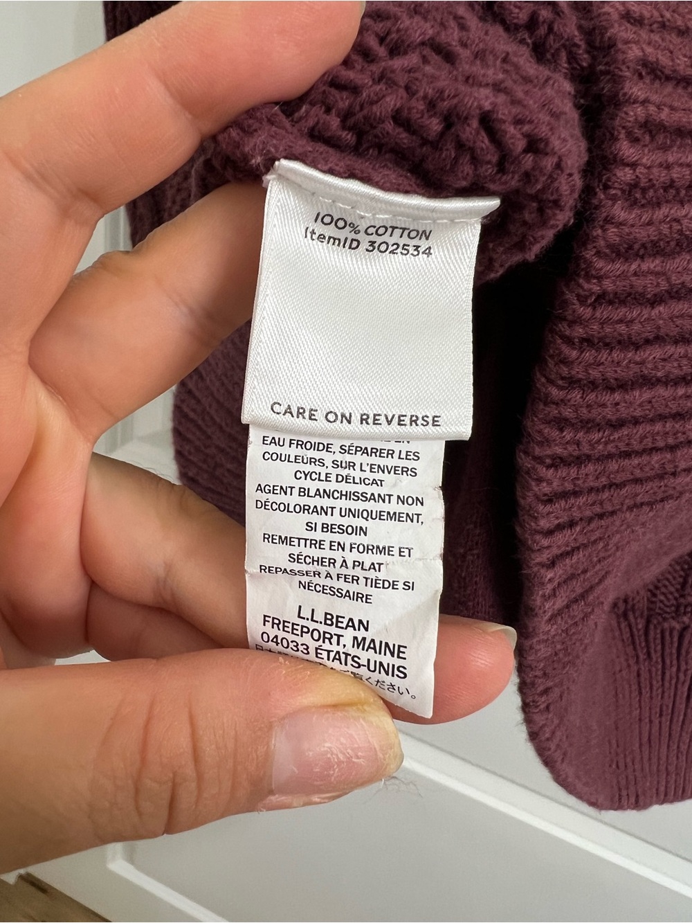 L.L. Bean Signature Women’s Medium Cable Knit Cowl Neck Sweater Chunky Fisherman - Picture 6 of 7
